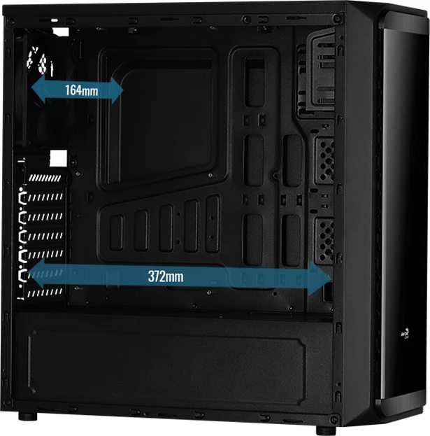 AeroCool System Integrator SI-5200 Frost, Acrylfenster