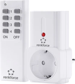 Renkforce Funksteckdosen-Set mit Fernbedienung, Innenbereich, Set (1208455 - 7M)