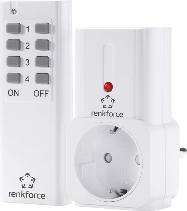 Renkforce Funksteckdosen-Set mit Fernbedienung, Innenbereich, Set