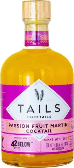Tails Cocktails Passionfruit Martini Cocktail 500ml