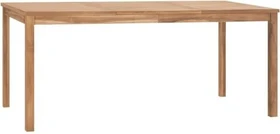 vidaXL Gartentisch Massivholz 180x90cm