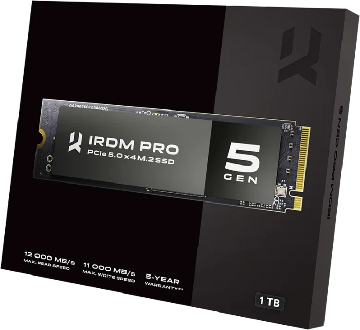 goodram SSD IRDM Pro Gen5 M.2 1TB, M.2 2280 / M-Key / PCIe 5.0 x4