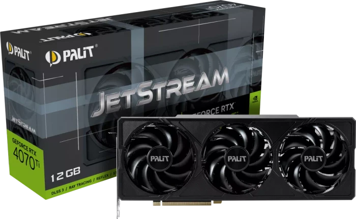Palit GeForce RTX 4070 Ti JetStream, 12GB GDDR6X, HDMI, 3x DP