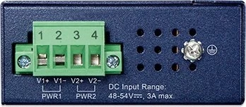 Planet IGS-514PT Industrial Railmount Gigabit Switch, 4x RJ-45, 1x SFP, 120W PoE+