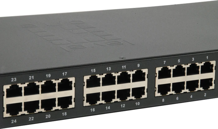 LevelOne FGP-2602 Rackmount Switch, 24x RJ-45, 2x SFP, 130W PoE+