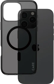 PanzerGlass Care Flagship Case Urban Combat Smokey MagSafe für Apple iPhone 16 Pro Max schwarz