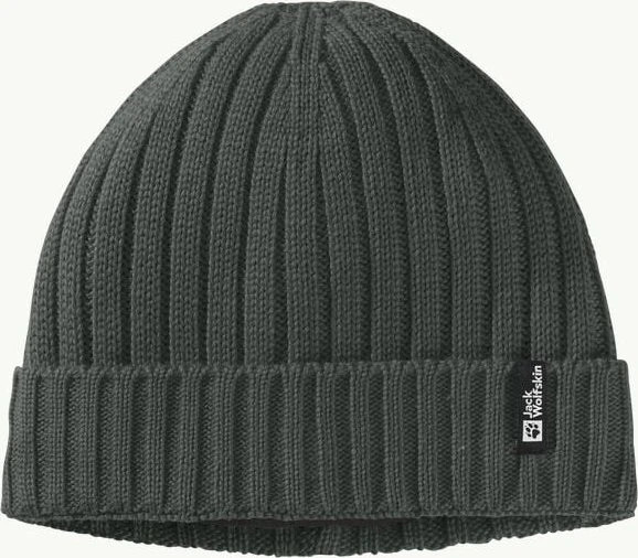 Jack Wolfskin Rib Knit Beanie slate green