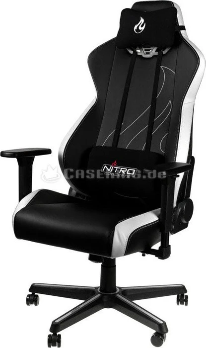 Nitro Concepts S300 EX Stealth Radiant White Bürostuhl, schwarz/weiß