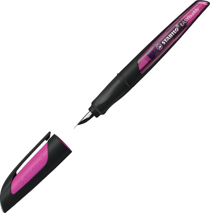STABILO EASYbuddy schwarz/magenta, rechte Hand, mittel, Blister