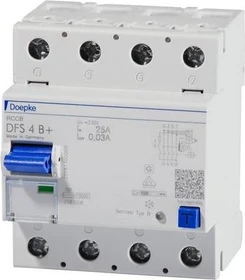 Doepke Fehlerstromschutzschalter DFS 4 025-4/0,03-B+