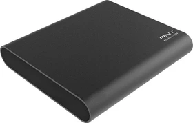 PNY Pro Elite Portable SSD, Dark Grey, 1TB, USB-C 3.1