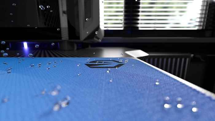Endorfy Crystal Blue L, 450x400mm, Motiv blau