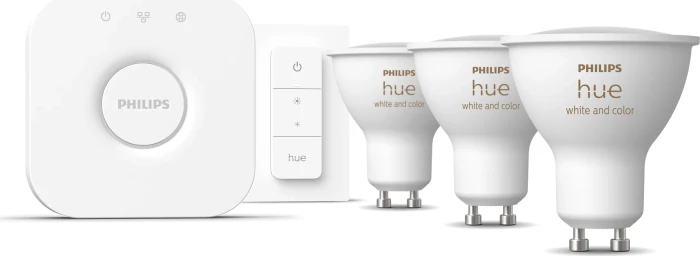 Philips Hue White and Color Ambiance 400 GU10 4.2W Starter-Kit