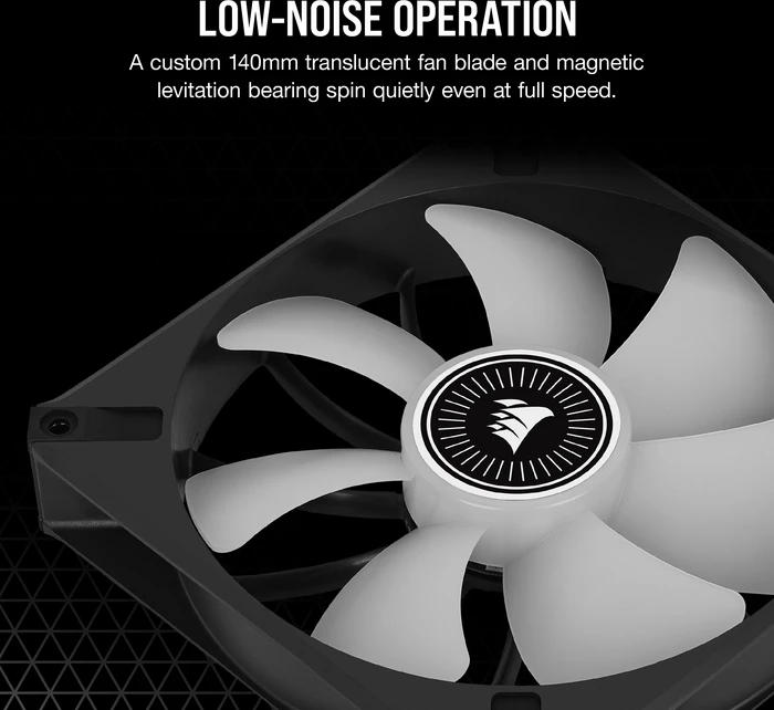 Corsair ML Series iCUE ML140 RGB Elite, schwarz, 140mm