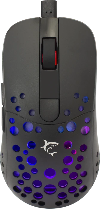 White Shark Tristan Gaming Mouse, schwarz, USB