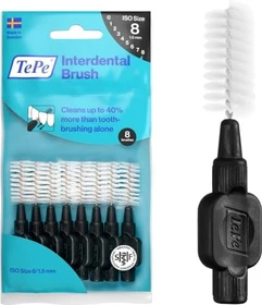 TePe Original Interdentalbürste schwarz, 8 Stück