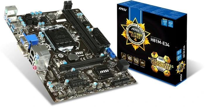 MSI H81M-E34 (Intel 1150)