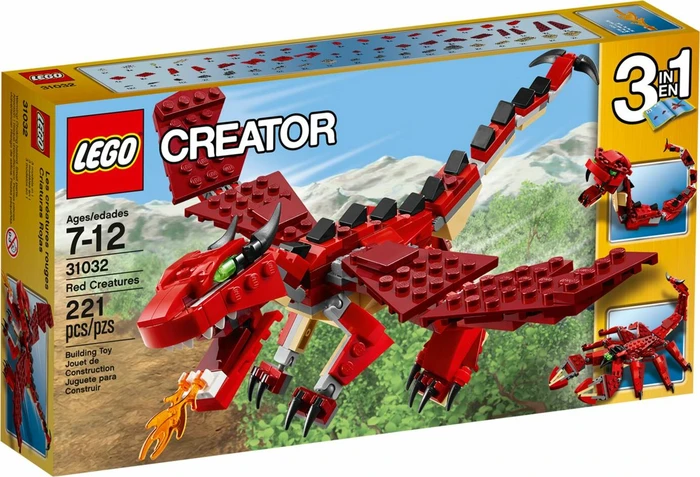 LEGO Creator 3in1 - Rote Kreaturen