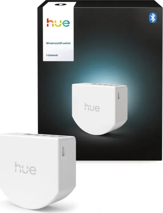 Philips Hue Wired On/Off Switch Kabelgebundener Ein-/Ausschalter 1-fach, Schaltaktor