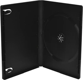 MediaRange DVD-Hülle für 1 Disc, maschinenfähig, schwarz, 50 Stück