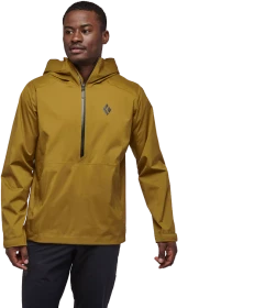 Black Diamond StormLine Stretch Rain Shell Anorak dark curry (Herren)