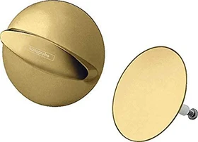 Hansgrohe Flexaplus Abdeckung für Ab- & Überlaufgarnituren, Kunststoff gold