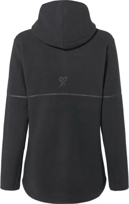 Vaude Neyland II Fleece Hooded Jacke phantom black (Damen)