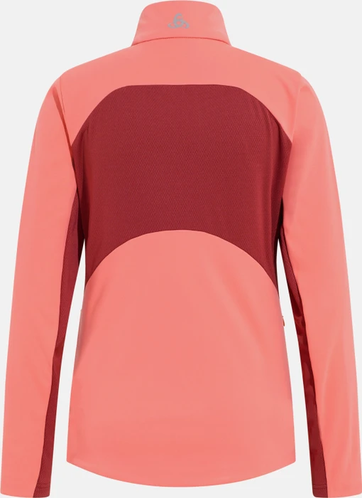 Odlo Markenes Funktionsjacke living coral/spiced apple (Damen)
