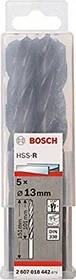 Bosch Professional HSS-R Spiralbohrer, 13x101x151mm, 5 Stück
