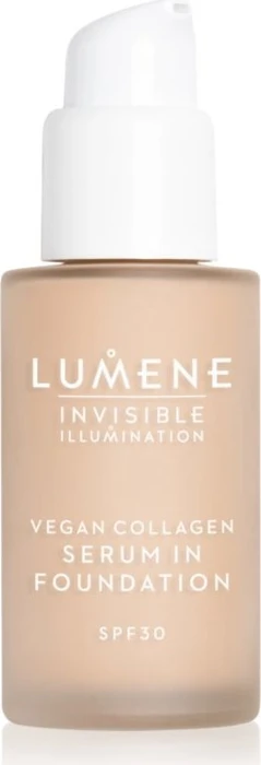 Lumene Invisible Illumination Vegan Collagen Serum in Foundation #1.5 LSF30, 30ml (84662)