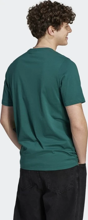 adidas Essentials Single Jersey Embroidered Small Logo T-Shirt kurzarm collegiate green (Herren)