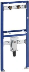 Geberit Duofix Element für Waschtisch, 130cm, Wandarmatur Aufputz, mit UP-Geruchsverschluss