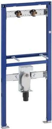 Geberit Duofix Element für Waschtisch, 130cm, Wandarmatur Aufputz, mit UP-Geruchsverschluss