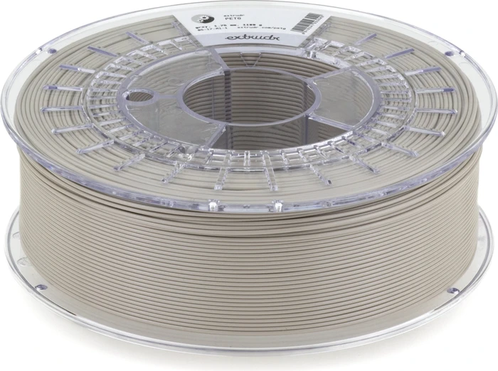 Extrudr PETG, grau, Spule, 1.75mm, 2.50kg