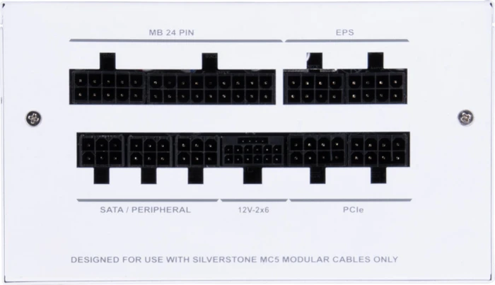 SilverStone Decathlon Gold Series DA750R-GMA (12V-2x6) weiß 750W, ATX 3.0