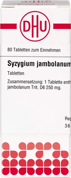 DHU Syzygium Jambolanum D6 Tabletten, 80 Stück