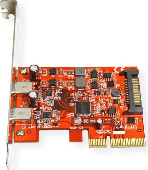 Roline / Secomp 2x USB-C 3.1, PCIe 3.0 x4