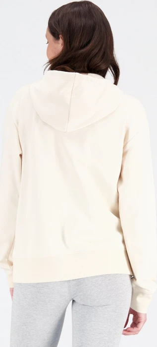 New Balance Essentials Stacked Logo Hoodie team cream (Damen)