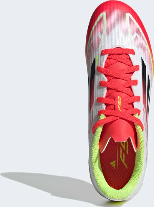 adidas F50 League FG/MG cloud white/core black/solar yellow (Junior)