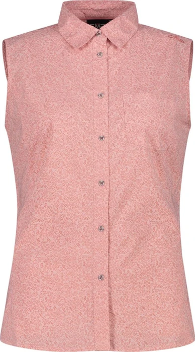 CMP Geometrischer-Druck Hemd ärmellos rose/orchidea (Damen)
