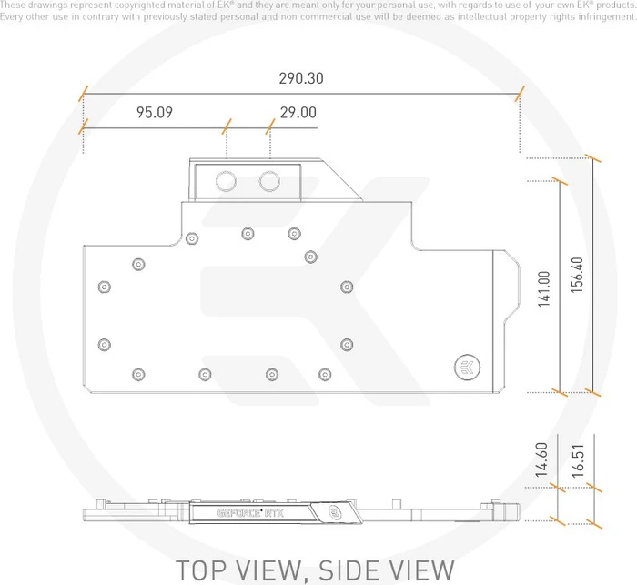 EK Water Blocks Quantum Line EK-Quantum Vector Trio RTX 2080 Ti D-RGB, Nickel, Acryl