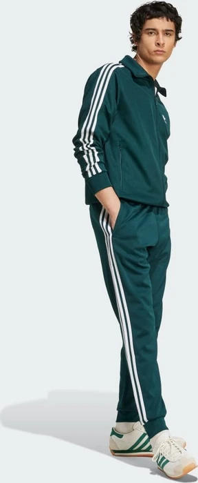 adidas Adicolor Classics SST Trainingshose lang aurora ivy/white (Herren)