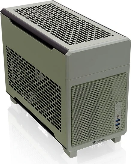 Thermaltake TR100 Matcha Green, grün/schwarz, Mini-ITX