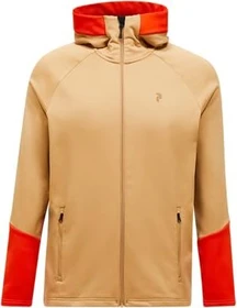 Peak Performance Rider Essentials Midlayer Zip Hood Jacke sierra sand/solar burst (Herren)