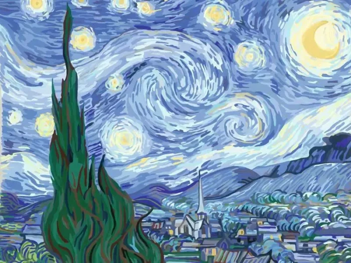 Ravensburger Malen nach Zahlen CreArt Starry Night