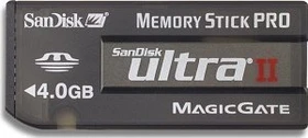 SanDisk Ultra II Memory Stick PRO 4GB (SDMSPH-4096)