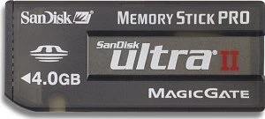 SanDisk Ultra II Memory Stick PRO 4GB