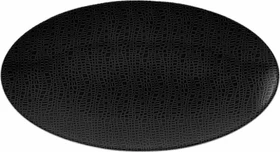 Seltmann Weiden Life Fashion 25677 Servierplatte oval 33x18cm glamorous black