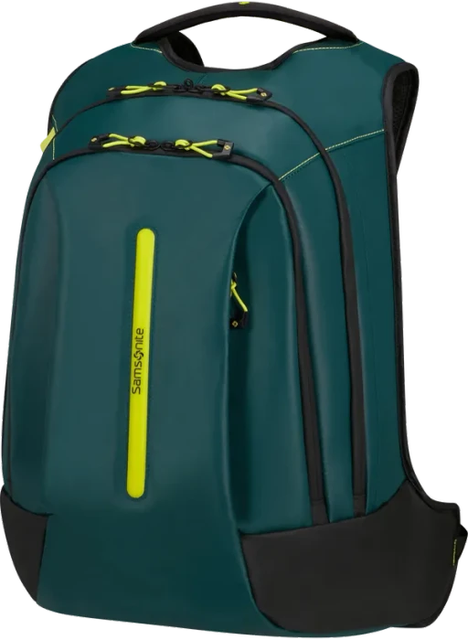 Samsonite Ecodiver Rucksack L, Notebook Rucksack, 17.3", Dark Teal/Lime