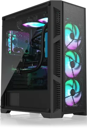 Raijintek Arcadia III, Glasfenster